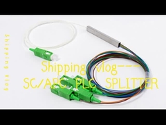 1*4 SC/APC ミニ PLC スプリッターブロック 900um FTTH PON パッシブ ODN LSZH 1M ピッグテイル
