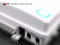 FDB0324 ホワイトPCSC 光ファイバー終結箱 ODB OSB 24ポートヒンジデザイン