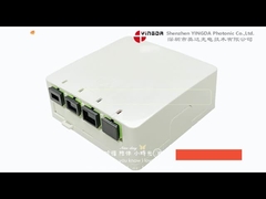 FRB-4D 4コア ミニ出口 FTTH 35mm DINラック用のインドアファイバー終了ボックス