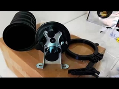 48コア 熱収縮ドーム 光ファイバースプライス 閉ざし 1 円形 3ポート アリアスポール 壁マウント