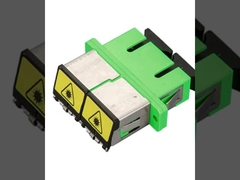 メタルシャッター 光ファイバーアダプタ SC/APCからSC/APC シンプレックス デュプレックス OS2 シングルモード フレンズ付き