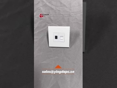 SCとRJ45モジュールのCAT5Eを持つ光ファイバーウォールマウントソケット