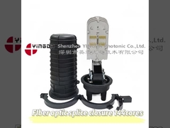 GJS-9501B 144 コア 熱縮小ドーム 光ファイバースプライス 閉塞 1 円形 4ポート アリアスポール 壁マウント