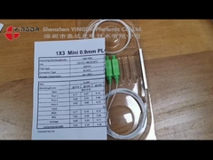 1×9 鋼管 NAP 光ファイバースプリッタ G657A1 FTTR PLC スプリッタ SC APC コネクタ