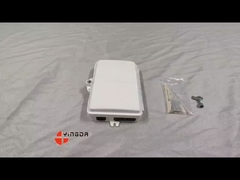 4ポートUV耐天候FTTHファイバー終了ボックス 4ファイバーSC壁マウントボックス