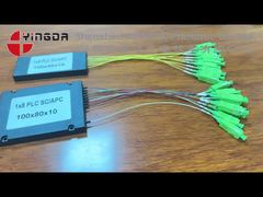 光ファイバーPLCスプリッター ABSモジュール SC APC 0.9mmケーブル付き