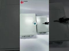 屋外 IP65 光ファイバー スプリッター ボックス プラスチック 2 ポート ポリマー合成プラスチック材料