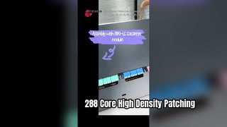 高密度 288 コア MPO MTP ファイバー パッチ パネル ソリューション
