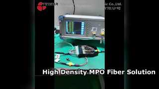 データセンター用 12 コア MPO - LC ブレークアウト ケーブル