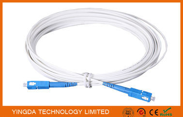 購入 SC/UPC のコネクター FRP の強さの屋内 FTTH の繊維光学のパッチ・コード 3M メンバー オンライン製造