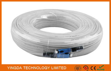 購入 FTTH ネットワークのパッチ・コード屋内ワイヤーで縛る LSZH の外装 GJXFH の 150M 繊維パッチの鉛 オンライン製造
