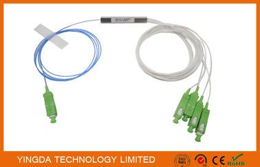 購入 1*4 SC/APC Blockless PLC のディバイダーのブロックのタイプ 900um FTTH PON 受動 ODN LSZH 1Meter のピグテール オンライン製造