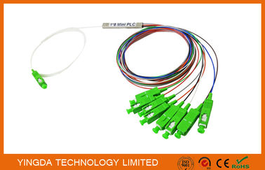 購入 1x8 SC/APC の単一モード OS2 9/125 の繊維光学 PLC のディバイダー FTTH のディバイダー オンライン製造