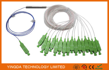 購入 GPON FTTHの繊維光学の受動の小型光学ディバイダー1*16 900umの単一モードSC APCのコネクター オンライン製造