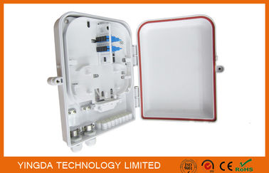 購入 1x8 PLC のディバイダー箱の壁の台紙のドロップ・ケーブル箱、腺 SC のアダプターのパネル IP65 が付いている 16 の港 オンライン製造