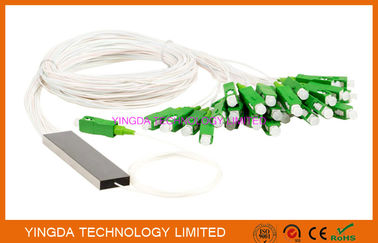 購入 FTTH 1x32小型PLCのディバイダーの単一モードの鋼鉄管LC APCのコネクター オンライン製造