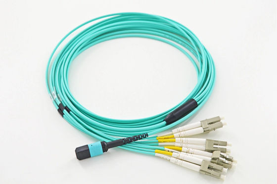 購入 YINGDA 高速 8ファイバー MPO 男性からLC OM3 Fanout パッチコード シングルモード 9/125um ブレイク 100G 400G オンライン製造