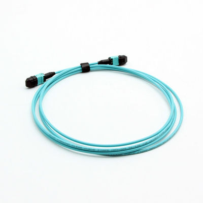 購入 12 ファイバーOM3-150 MTP MPOケーブル 50/125μm データセンターと通信用 オンライン製造