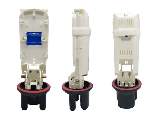 購入 MINI ファイバーオプティック スプライス 閉塞 ABS 24コア FTTH FTTX の IP68 のロック パネル オンライン製造
