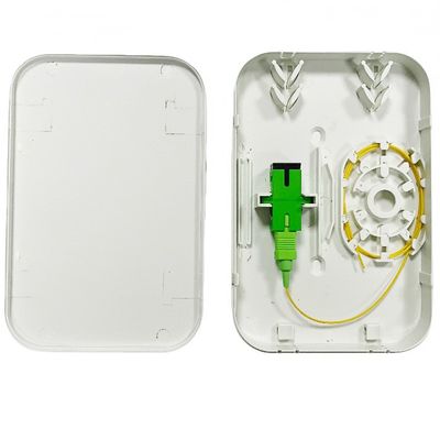 購入 プラスチック1コアSC/APC 光ファイバー出口ソケットパネル 壁マウント 光ファイバー終了ボックス ロセットNAP オンライン製造