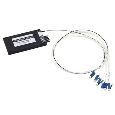 購入 100GHz 1×5 DWDM Mux/Demux AWG 40チャネル Cバンド LC/UPC シングルファイバープラスチックABSボックスモジュール オンライン製造