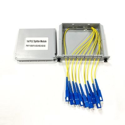 購入 1x32 Optical Fiber PLC Splitter High Channel Isolation Minimizing Signal Interference in Fiber Optic Network Applications オンライン製造