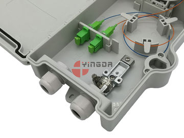購入 FTTH 4の中心屋外繊維の終了箱、繊維光学の接続ボックスSCのアダプター オンライン製造
