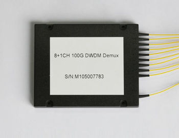 購入 単一モードSMF 28E 1610nm FC UPC 1100G 8CH MUX DEMUX DWDM オンライン製造