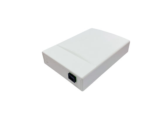 購入 ロックのソケットのパネルSCの繊維光学の終了箱の白い壁の台紙のFTTH 1の左舷スライド オンライン製造