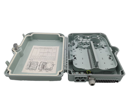 購入 24箱の中心の屋外の中間のスパンのアクセスの繊維光学のディバイダー箱FTTH GPON CTO IP65 オンライン製造