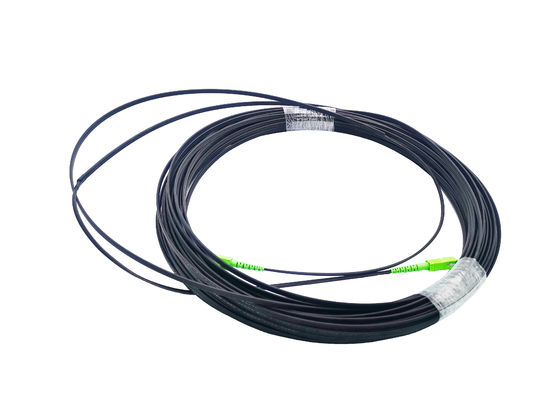 購入 自己FTTH SCのパッチ・コード3鋼線のドロップ・ケーブル2x5mmのG657A1黒い屋外を支える オンライン製造