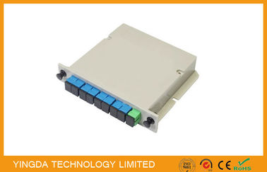 購入 SC のコネクター、1 つのスロット LGX 視覚の Spltiter によって荷を積まれる ISO の繊維光学 PLC のディバイダー カセット オンライン製造
