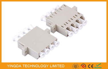 購入 FTTH のラック・パネル LC のクォードのアダプター、カスタマイズされる LC MM の光ファイバーのアダプター オンライン製造