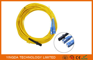 購入 クリップ黄色のない SC Singlmode の二重 Zipcord への LC/APC の繊維光学のパッチ・コード MT-RJ オンライン製造