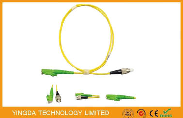 購入 E2000/APC - FC/UPC SM SX 3.0mm 3M の繊維光学のパッチ・コードの黄色 LSZH オンライン製造