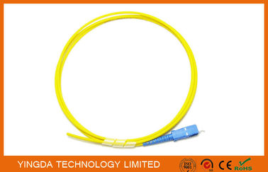 購入 光学ピグテール SC UPC SM の単信 3mm 1Meter 黄色い光ケーブル LSZH G.652D オンライン製造